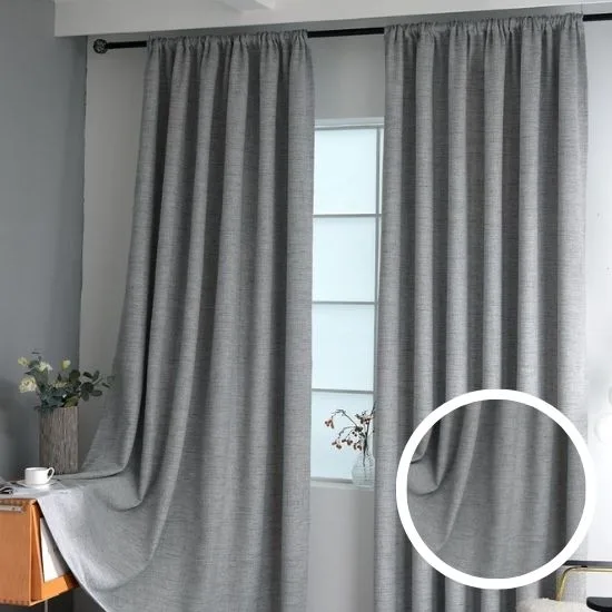 Gray Blackout Curtains Dubai