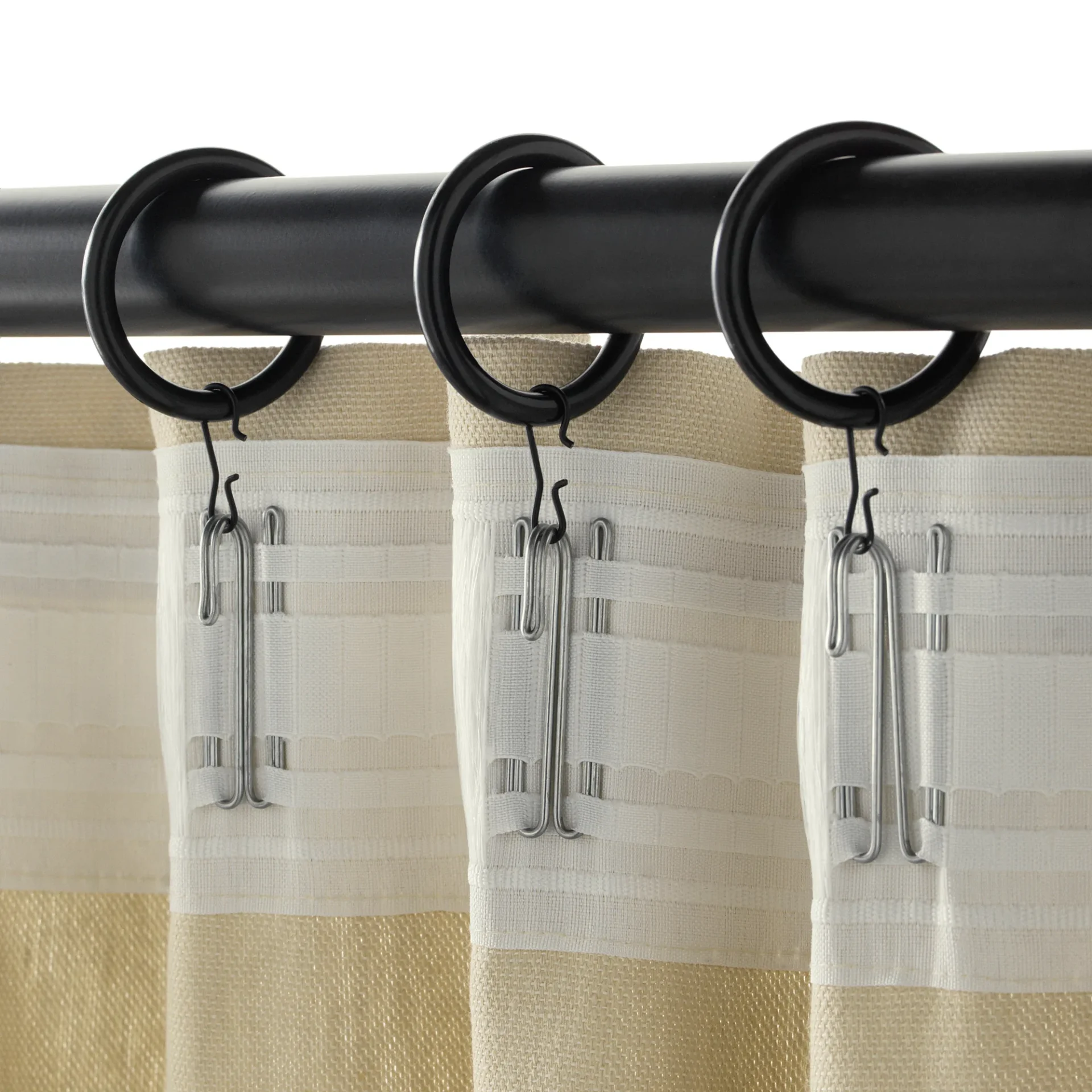 Cafe Curtain Clips Hooks