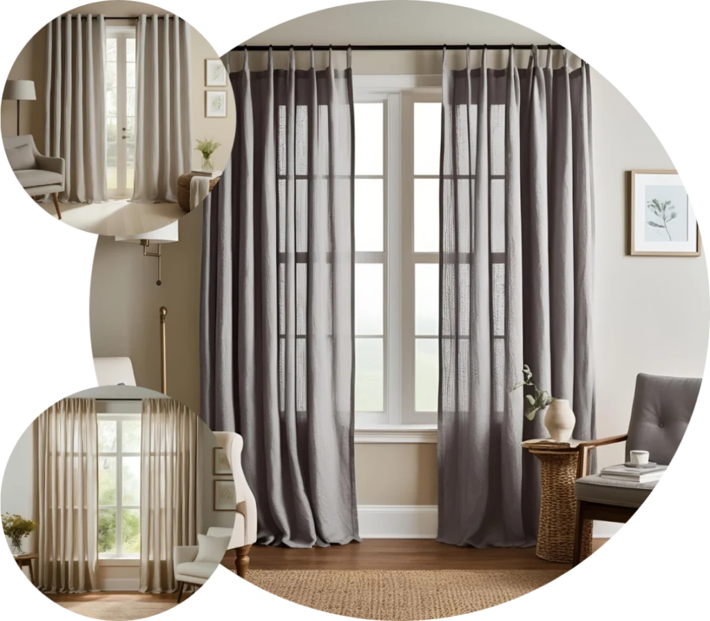 Linen Curtains Dubai