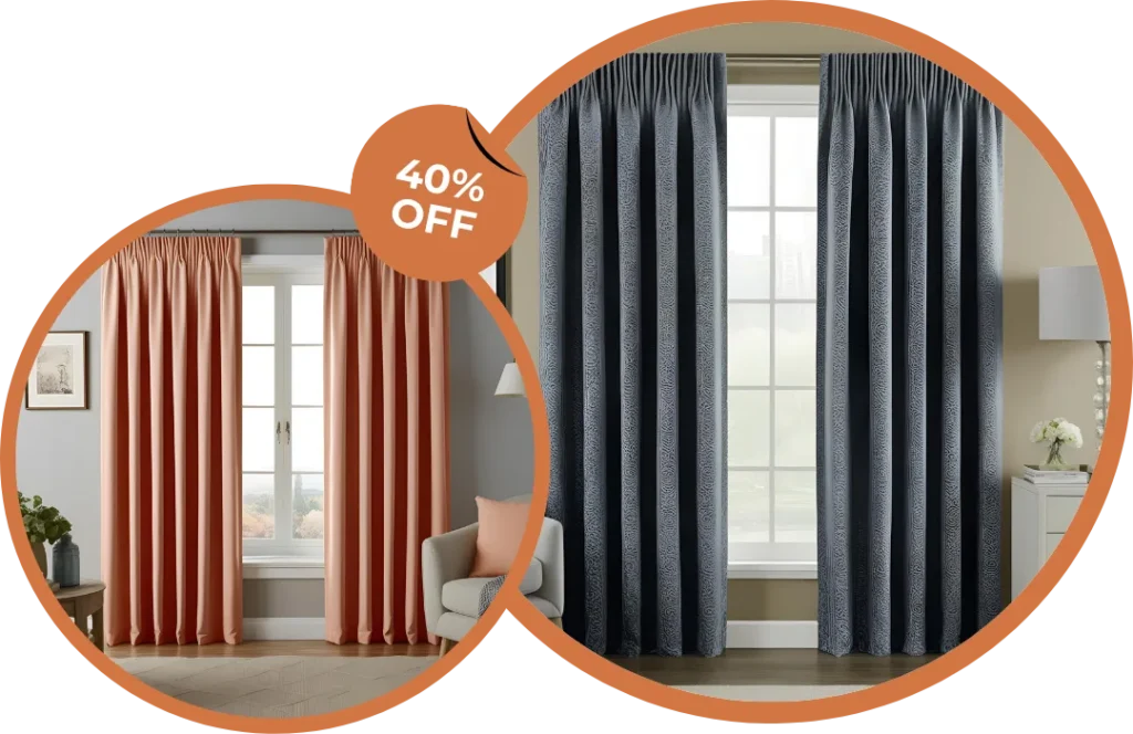 Pinch Pleat Curtains Dubai