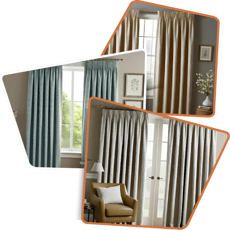 Pinch Pleat Curtains Dubai