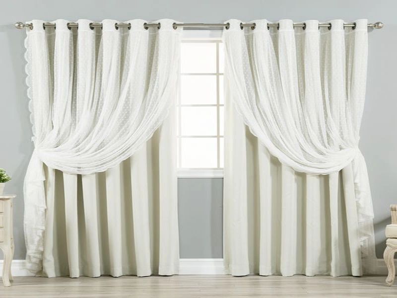 layered Sheer & Eyelet Curtains