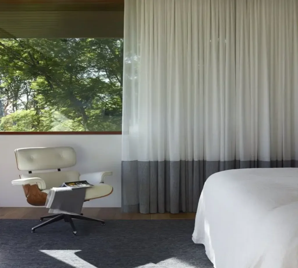Chiffon curtains for living room Dubai
