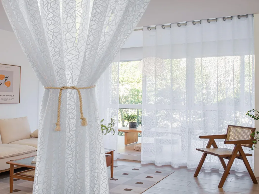 Modern Chiffon Curtains Dubai