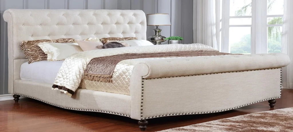Modern Upholstered Bed Dubai