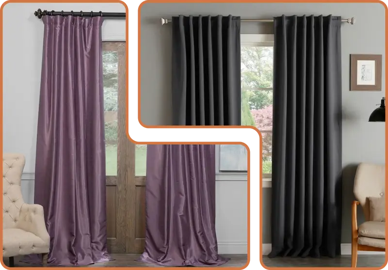 Silk Curtains in Dubai