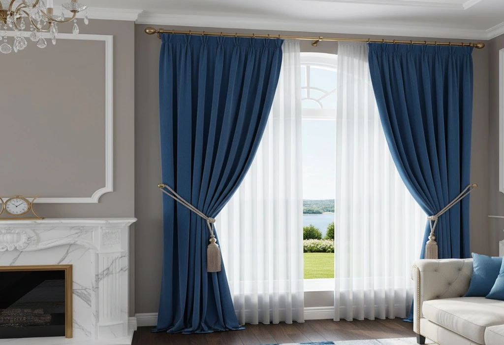 Best Blue Curtains Dubai