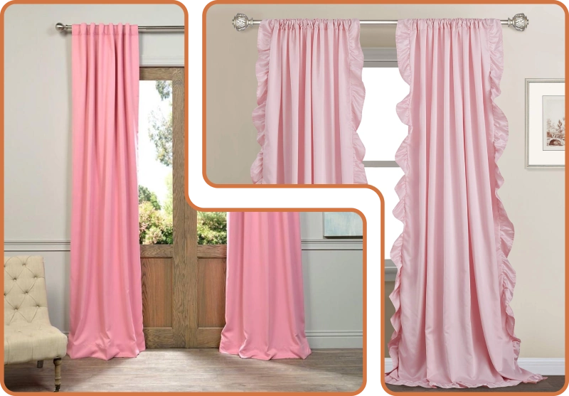 Buy Pink Curtains Dubai