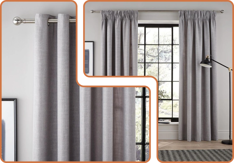 Buy grey curtains online Dubai