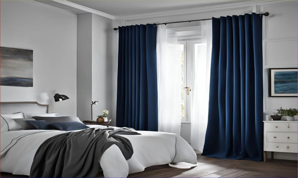 Blue Curtains Dubai