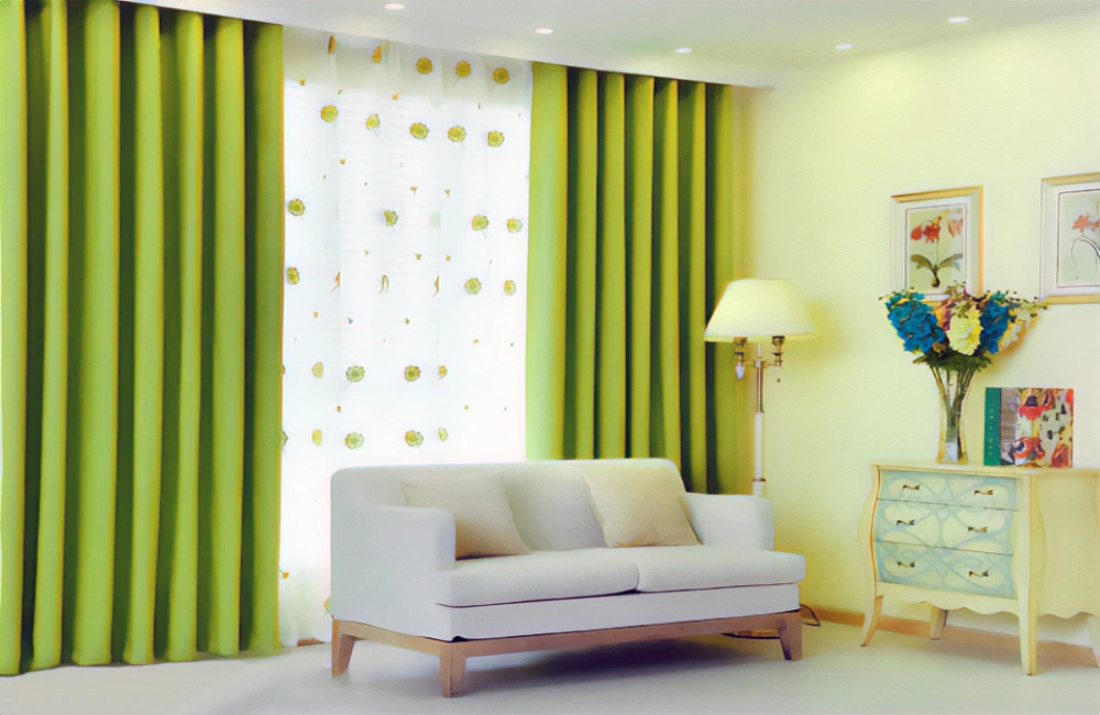 Green curtains installation Dubai