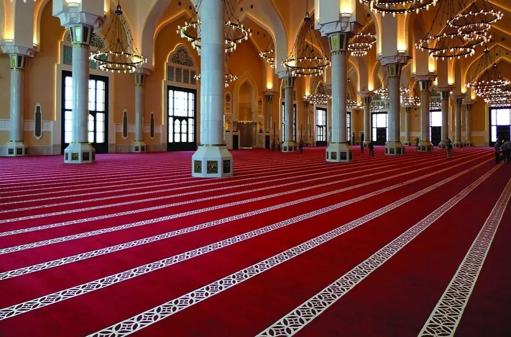 Mosque carpet factory Sharjah