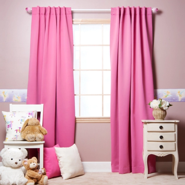 Stylish Pink Curtains Dubai