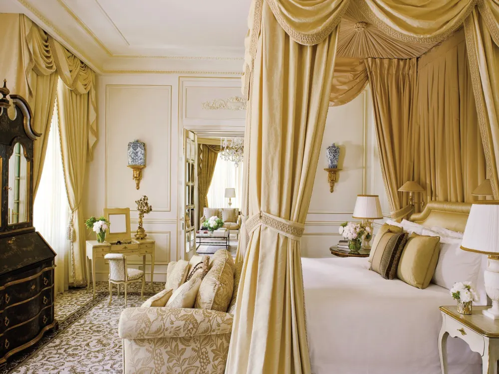 Gold Bed Curtains Dubai