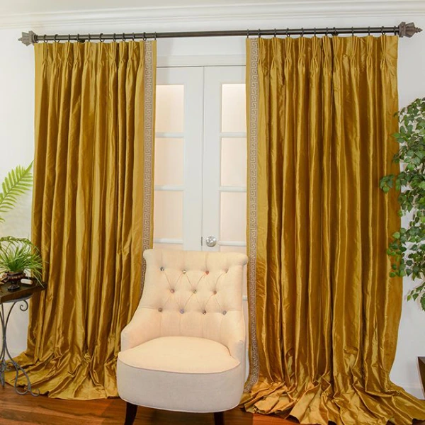 Stylish GOld Curtains DUbai