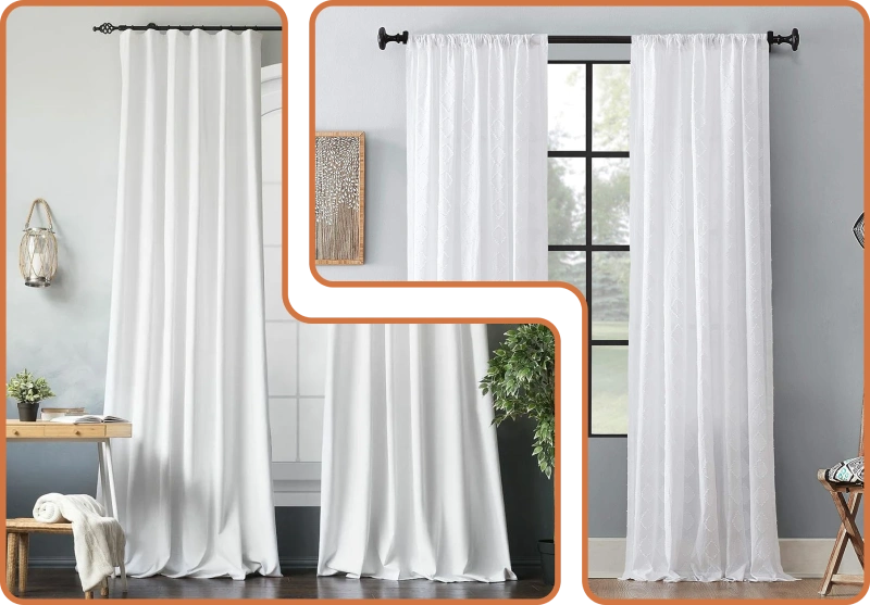 White Curtains in Dubai