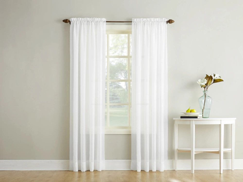White ready-made curtains Dubai