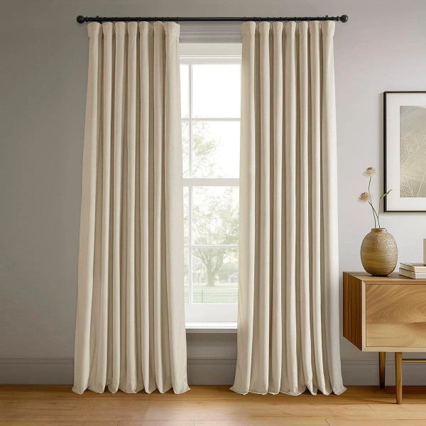 beige window curtains Dubai