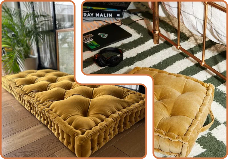 Handmade floor cushions Dubai