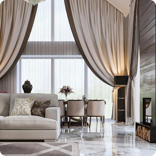 Modern in Curtains Dubai