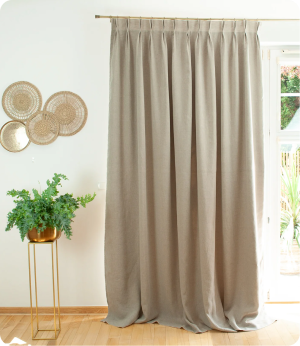 Classic pinch pleat curtains UAE