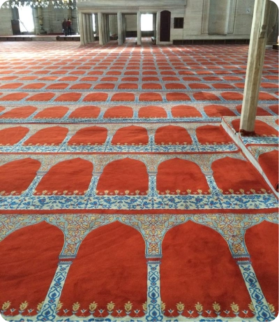 Custom mosque carpet Dubai