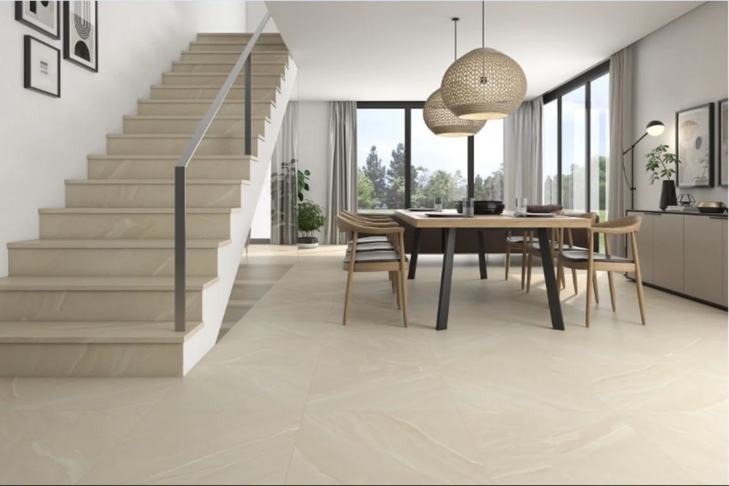 Modern Marble Flooring in Dubai