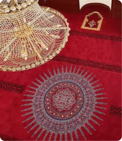 Mosque carpet patterns Dubai