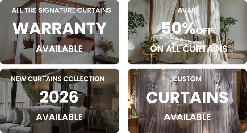 bedding set with curtains