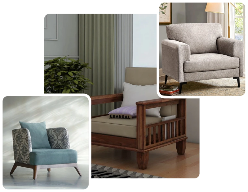 modern single seater sofa_ Dubai