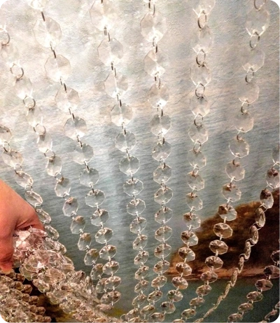 wooden bead door Dubai