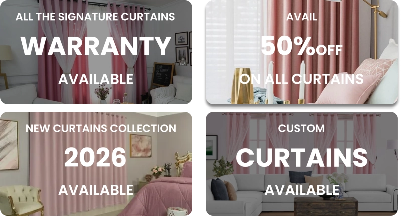Buy pink curtains Dubai