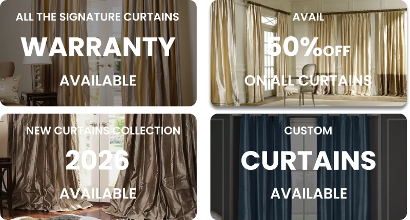 Luxury silk curtains UAE