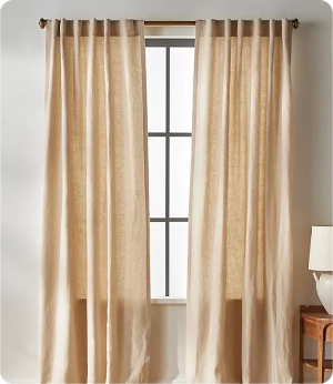 Modern linen curtains Dubai