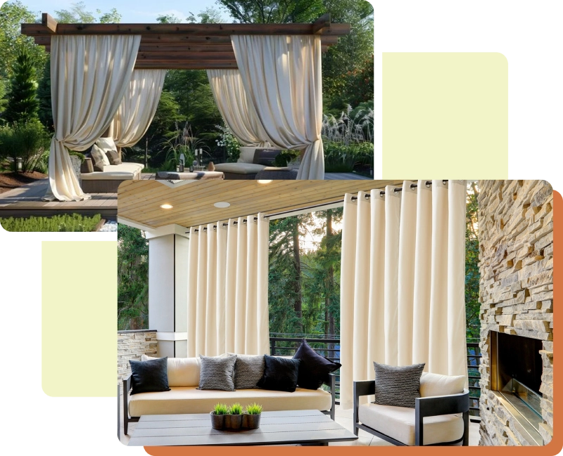 Pergola curtains Dubai