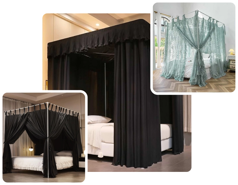 Sheer canopy curtains UAE