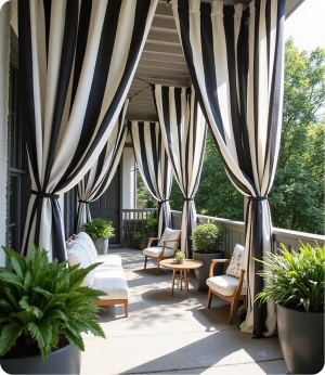 Terrace curtains Dubai