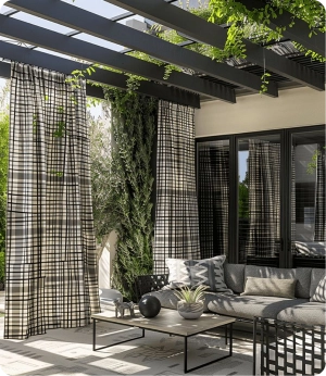 UV resistant outdoor curtains UAE