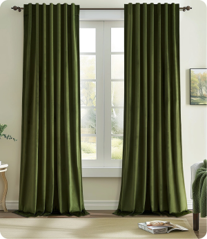 Velvet window curtains Dubai