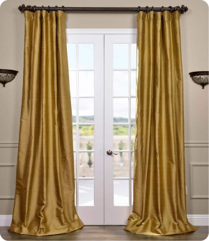 Custom Gold Curtains Dubai