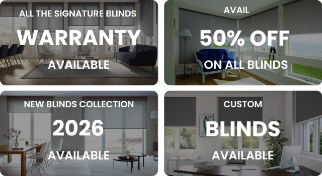 Custom Roman blinds Dubai