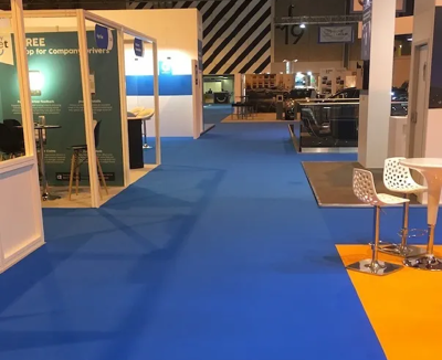 Durable trade show carpets Dubai