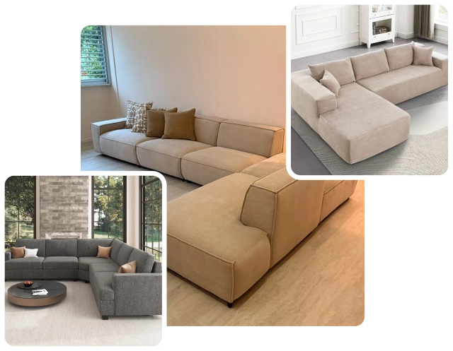 L Shaped Sofa Set Dubai