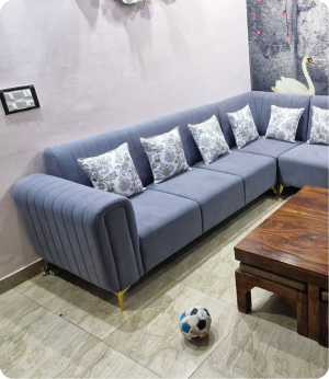 Leather L Shaped Sofa Dubai