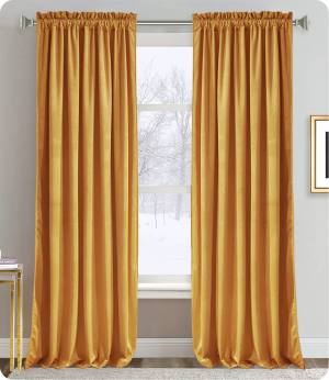 Modern Gold Curtains Dubai