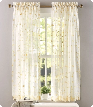 Semi-transparent office curtains Dubai