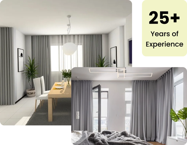 custom grey curtains UAE