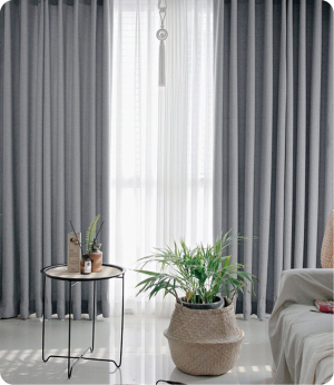 grey window curtains Dubai