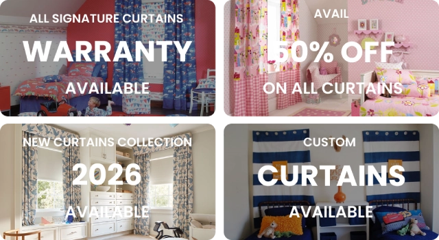 Kids room curtains Dubai