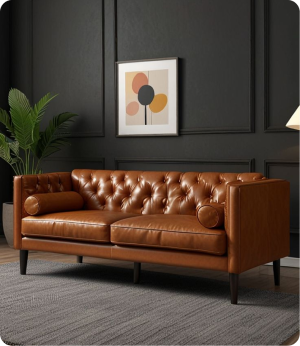 Leather sofa restoration Dubai